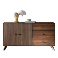 Komoda na nóżkach 140x75x40 cm buk/tabak I WZ-0624