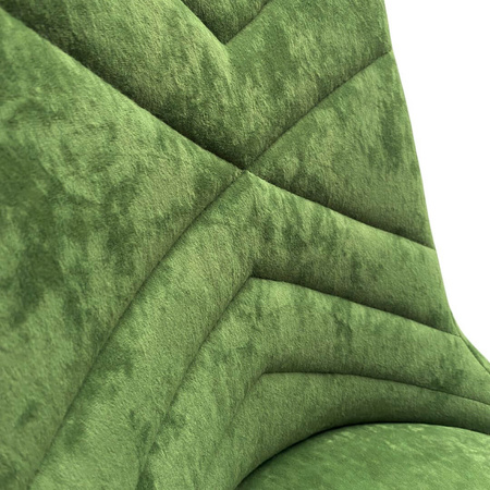 Krzesło NERO zielone w tkaninie