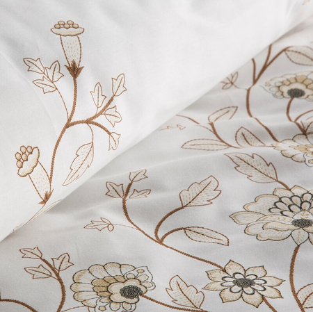 KOMPLET POŚCIELI SATYNOWEJ SPRING 44 140 X 200 CM BIAŁY