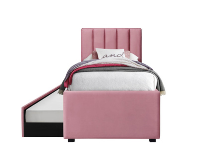 RUSSO 90 cm łóżko różowy (4p=1szt)