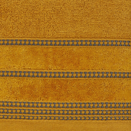 RĘCZNIK AMANDA (05) 70 X 140 CM MUSZTARDOWY