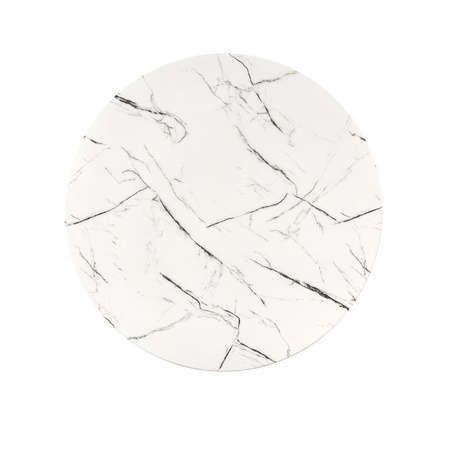 RAYMOND 2 stół, blat - biały marmur, nogi - złoty (2p=1szt)