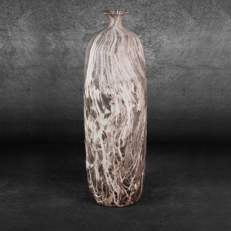 WAZON DEKORACYJNY MARIKA (01) O 15 X 63 CM BRĄZOWY