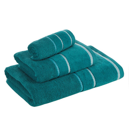 RĘCZNIK NEL (08) 70 X 140 CM CIEMNOTURKUSOWY