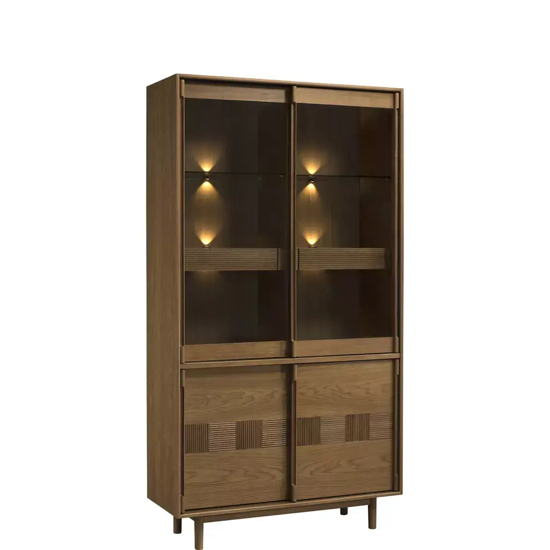 Detal witryny dębowej