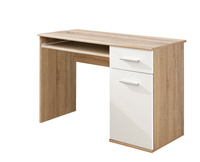 Biurko z szufladą i szafką 104x76x50 cm Dino typ 06