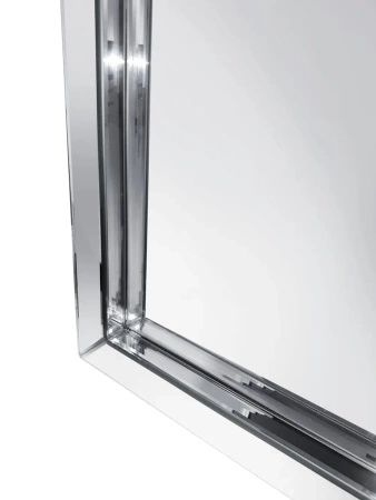 Lustro klasyczne Gatto 66/90cm prostokątne w prostej ramie z mniejszych lustrzanych fragmentów