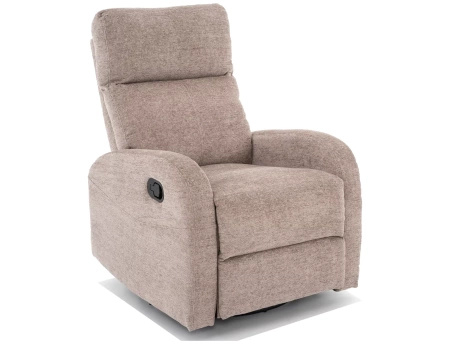 Fotel rozkładany Olimp Raven ciemny beżowy