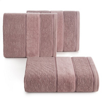 RĘCZNIK EMMA (05) 70 X 140 CM PUDROWY RÓŻ