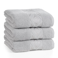 RĘCZNIK AZARI (02) 70 X 140 CM SREBRNY