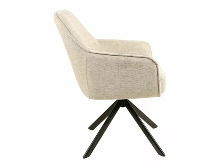 Zestaw 2 krzeseł Notti Brego beżowy (sprężyny kieszeniowe)