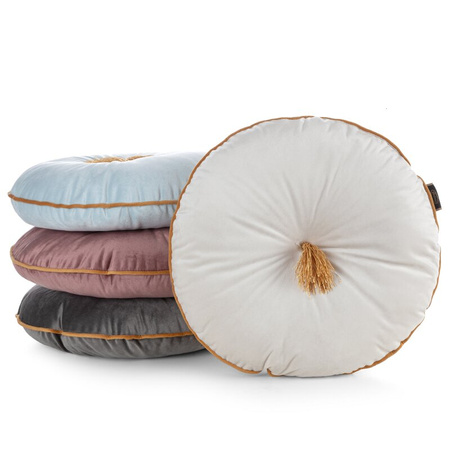 POSZEWKA VELVET FI 40 CM JASNOMIĘTOWY
