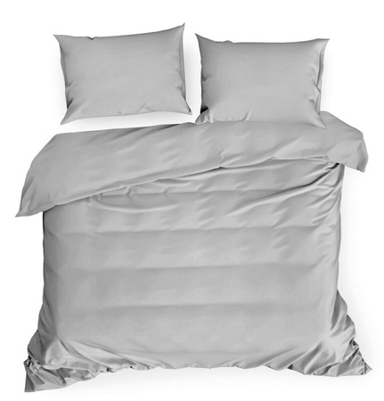 KOMPLET POŚCIELI NOVA3 180 X 200 CM JASNOSZARY