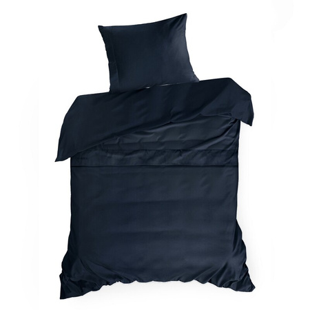 POŚCIEL ELEGANT1F 220 X 200 CM CIEMNOGRANATOWY