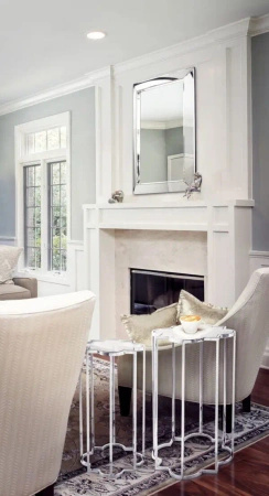 Lustro klasyczne Gatto 66/90cm prostokątne w prostej ramie z mniejszych lustrzanych fragmentów