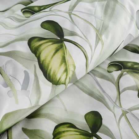 KOMPLET POŚCIELI BAWEŁNIANEJ ELLEN 160 X 200 CM BIAŁY