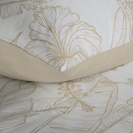 KOMPLET POŚCIELI SATYNOWEJ SPRING 50 140 X 200 CM BIAŁY