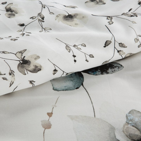 KOMPLET POŚCIELI SATYNOWEJ PREMIUM22 140 X 200 CM BIAŁY