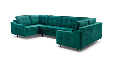 Narożnik AKITA U 365x185 cm z funkcją spania