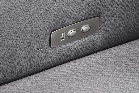 GELATO fotel wypoczynkowy popielaty (2p=1szt)