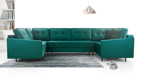 Narożnik ALASKAN U 365x177 cm z funkcją spania