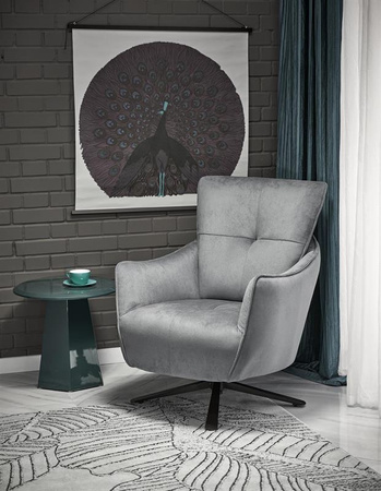 SCAMPI fotel wypoczynkowy, popielaty (1p=1szt)