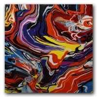 Obraz 120/120cm Conelli ręcznie malowany na płótnie