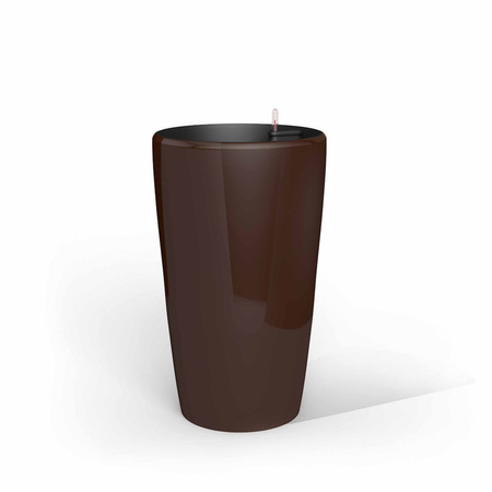 Ronda elegancka donica w kolorze mocha z wkładem nawadniającym 40x40x75