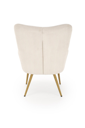 AMARO fotel wypoczynkowy, kremowy (1p=1szt)