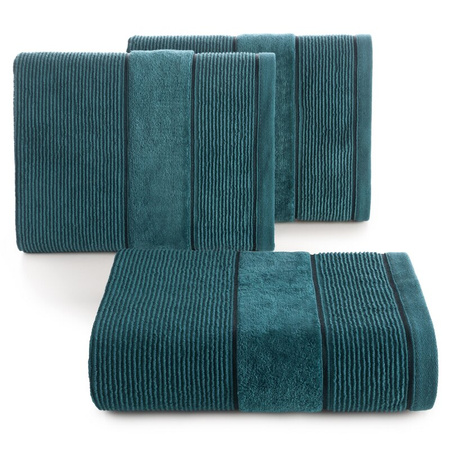 RĘCZNIK EMMA (09) 70 X 140 CM CIEMNOTURKUSOWY