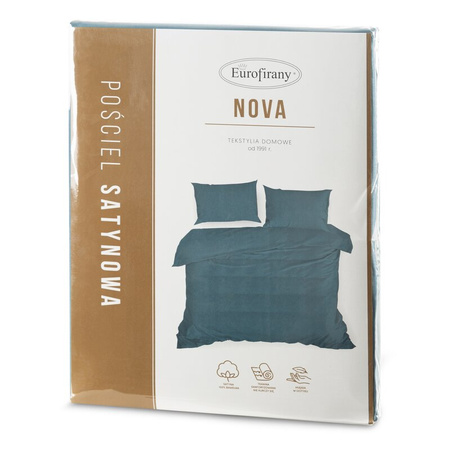 KOMPLET POŚCIELI NOVA3 180 X 200 CM NIEBIESKI