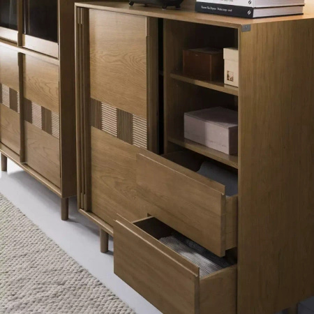 Komoda 109 wysoka CANTIERO DĄB KARMELOWY