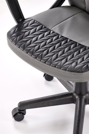 BJORN fotel obrotowy czarno-popielaty