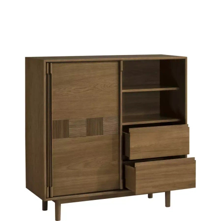 Komoda 109 wysoka CANTIERO DĄB KARMELOWY