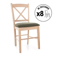 Zestaw 8 krzeseł CD-56 zielony