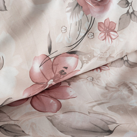 KOMPLET POŚCIELI SATYNOWEJ SPRING 42 220 X 200 CM PUDROWY RÓŻ