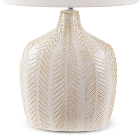 LAMPA DEKORACYJNA LIZA (01) O 38 X 58 CM KREMOWY