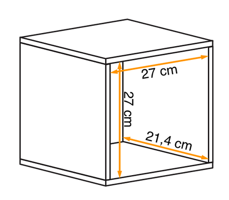 Szafka wisząca Switch SW 5 grafit/grafit połysk