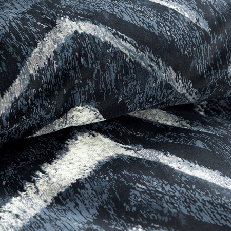 KOMPLET POŚCIELI SATYNOWEJ SPRING 61 220 X 200 CM CIEMNOGRANATOWY