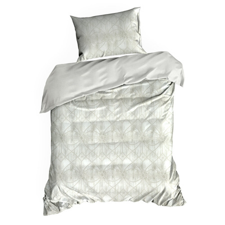 KOMPLET POŚCIELI BAWEŁNIANEJ ADELL 160 X 200 CM BEŻOWY