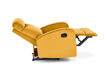 WONDER fotel rozkładany z funkcją kołyski, musztardowy (2p=1szt)