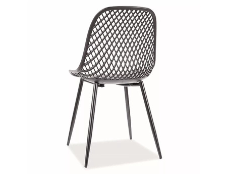 Zestaw 4 krzeseł Corral A czarny