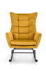 BAZALTO fotel bujany musztardowy (1p=1szt)