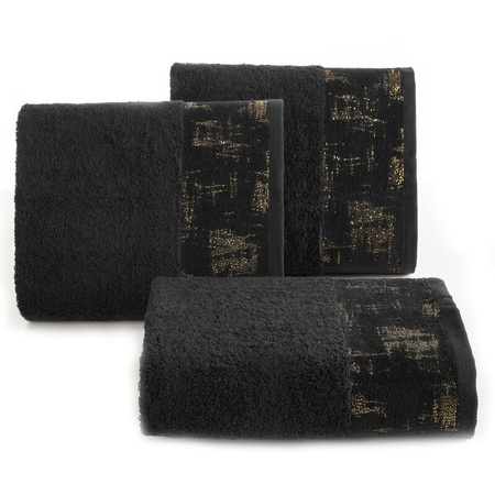 RĘCZNIK LEYA (04) 50 X 90 CM CZARNY