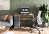CINO biurko, dąb artisan / grafitowy (2p=1szt)