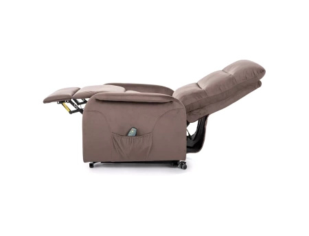 Fotel rozkładany Jupiter M Velvet cappuccino