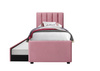 RUSSO 90 cm łóżko różowy (4p=1szt)