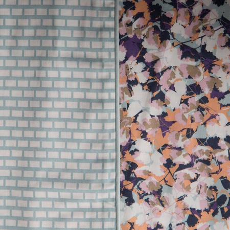 KOMPLET POŚCIELI ESPRIT 05 160 X 200 CM FIOLETOWY