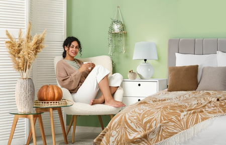 LAMPA O 37 X 50 CM BIAŁY