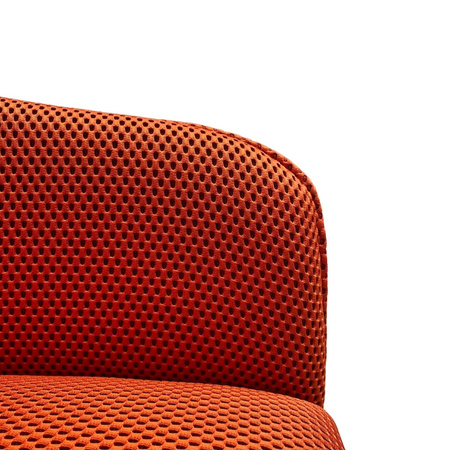 Fotel Simaron czerwony w tkaninie